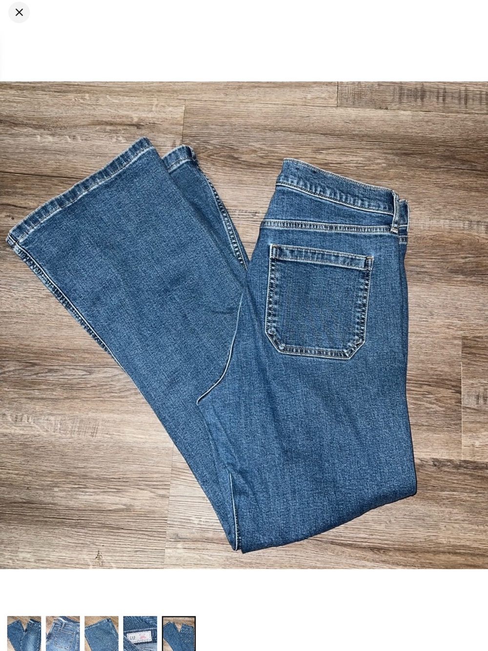 GAP Women's Blue Flare Jeans